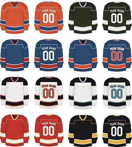 fashion hockey jersey